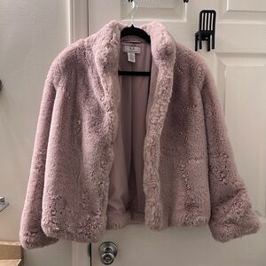 Magaschoni Women's Plush Faux Fur Jacket size S